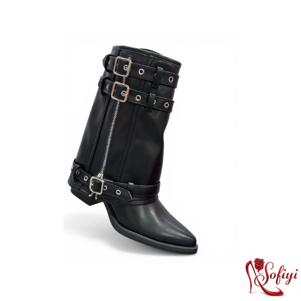 BOTIN BIKER MUJER PG5322