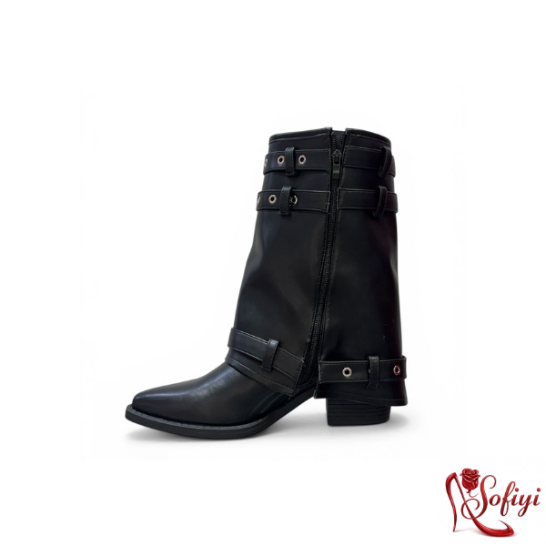 BOTIN BIKER MUJER PG5322