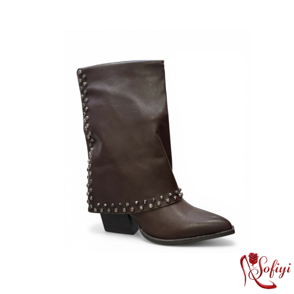 BOTIN MUJER TACHAS  MD6G30