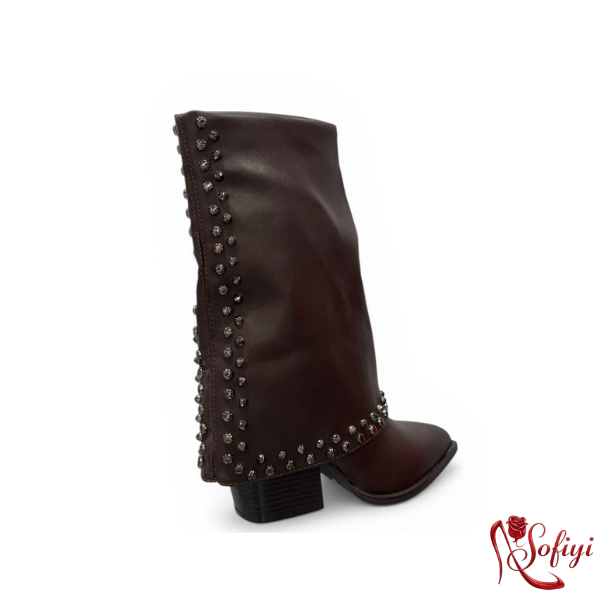 BOTIN MUJER TACHAS  MD6G30