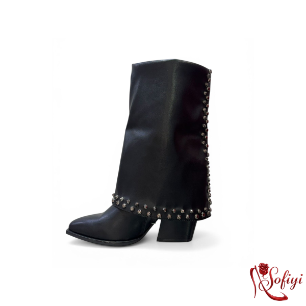 BOTIN MUJER TACHAS  MD6G30