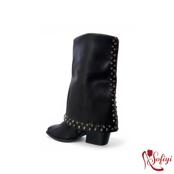 BOTIN MUJER TACHAS  MD6G30