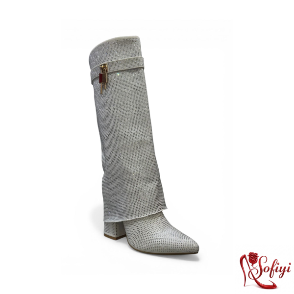 BOTAS DE BRILLOS MUJER MD5Y47