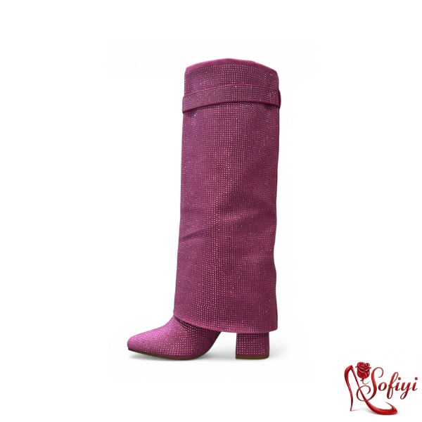 BOTAS DE BRILLOS MUJER MD5Y47