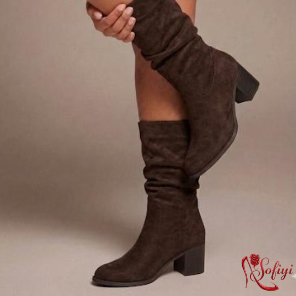 BOTIN GAMUZA MUJER HX532
