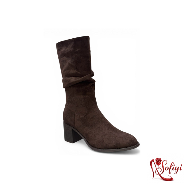 BOTIN GAMUZA MUJER HX532