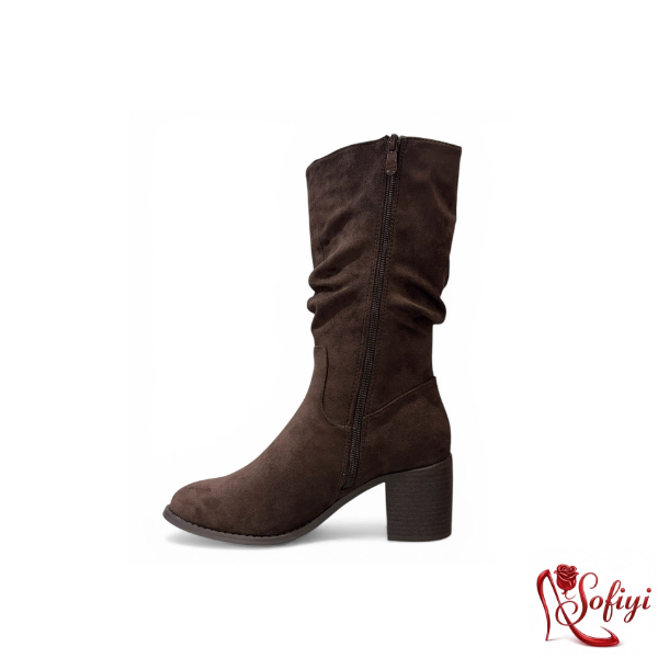 BOTIN GAMUZA MUJER HX532