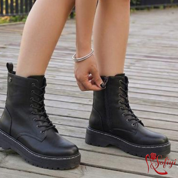 BOTIN PLATAFORMA MUJER  ZS18