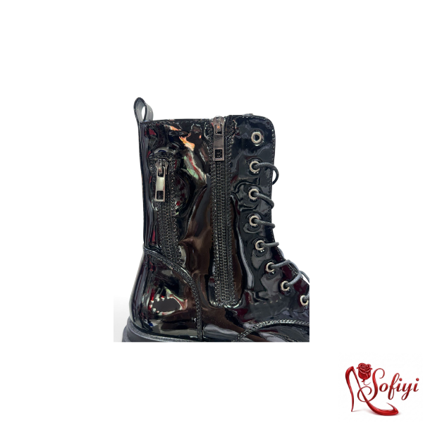 BOTIN COMBAT MUJER 24JS16A