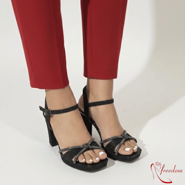 Sandalia Mujer Taco W253