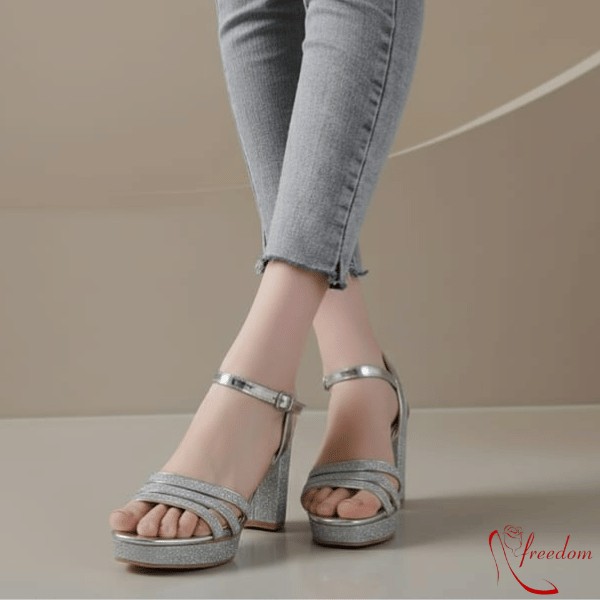 Sandalia Mujer Taco KD107