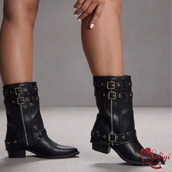 BOTIN BIKER MUJER PG5322