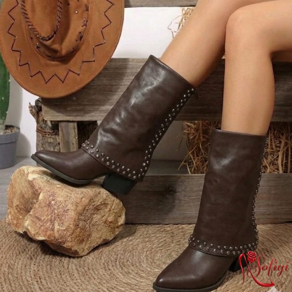 BOTIN MUJER TACHAS  MD6G30