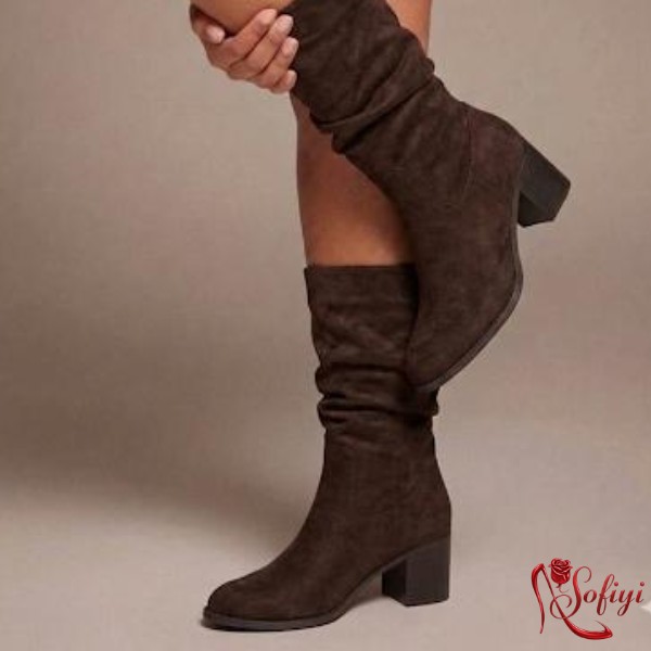 BOTIN GAMUZA MUJER HX532