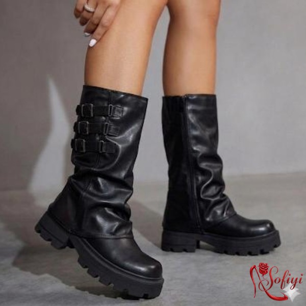 BOTAS COMBAT MUJER CZY612
