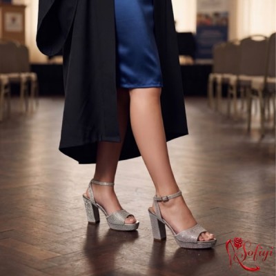 SANDALIAS DE BRILLO MUJER PG6029