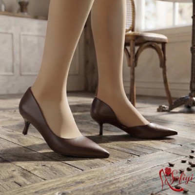 ZAPATOS DE TACO MEDIO MUJER QIU528
